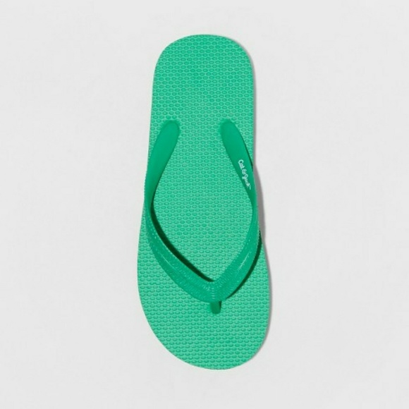 Toddler Boys Wayne Flip Flops Green XL (11-12) - Picture 1 of 1